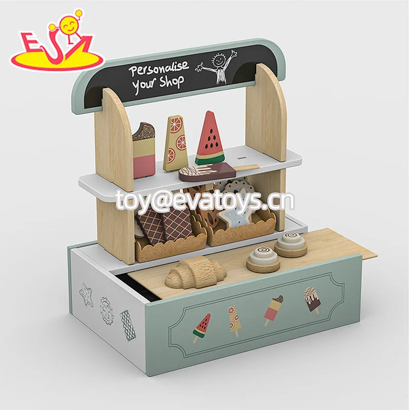 Новый дизайн Macaron, милая деревянная кухонная игрушка для детей W10C582